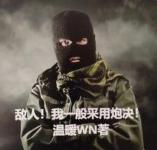 敌人！我一般采用炮决！